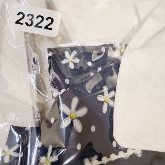 Disney a Collection by LC Lauren Conrad  women's floral navy blue blouse… - Picture 11 of 11